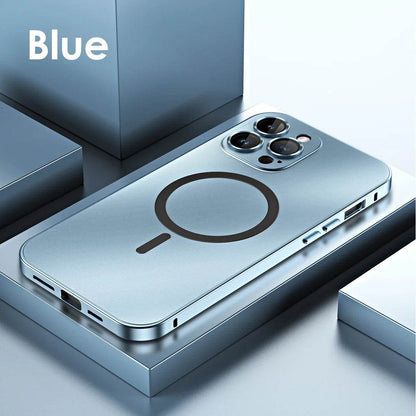 Metal Frame Phone Case For Iphone 13 12 14 15 16 Pro Max Plus Luxury Aluminum PC Back Panel Phone Cover For IPHON 15 16 Promax - Touchy Style
