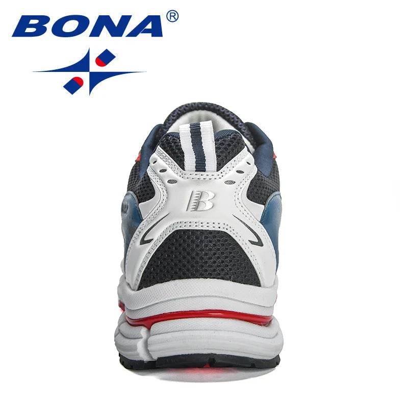 BONA 2023 New Designers ActionMen Non-slip Man Jogging Shoes Athletic Training Sneakers Leather Running Shoes Mansculino Trend - Touchy Style