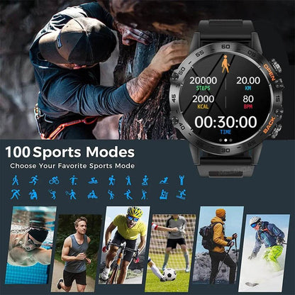 MEVADEN Steel 1.39 Bluetooth Call Smart Watch Men Sports Fitness Tracker Watches IP67 Waterproof Smartwatch for Android IOS MD52 - Touchy Style