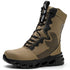 Safety Boots Men Puncture-Proof Work Boots Steel Toe Shoes Mid-Calf Boots Outdoors Combat Boots Protective Shoes Indestructible - Touchy Style