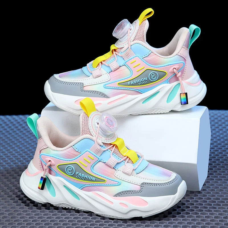New Arrival Winters Children Running Shoes Non-slip For Boys Girls Brand Leather Comfort Kids Wear-resistant Fashion Sneakers