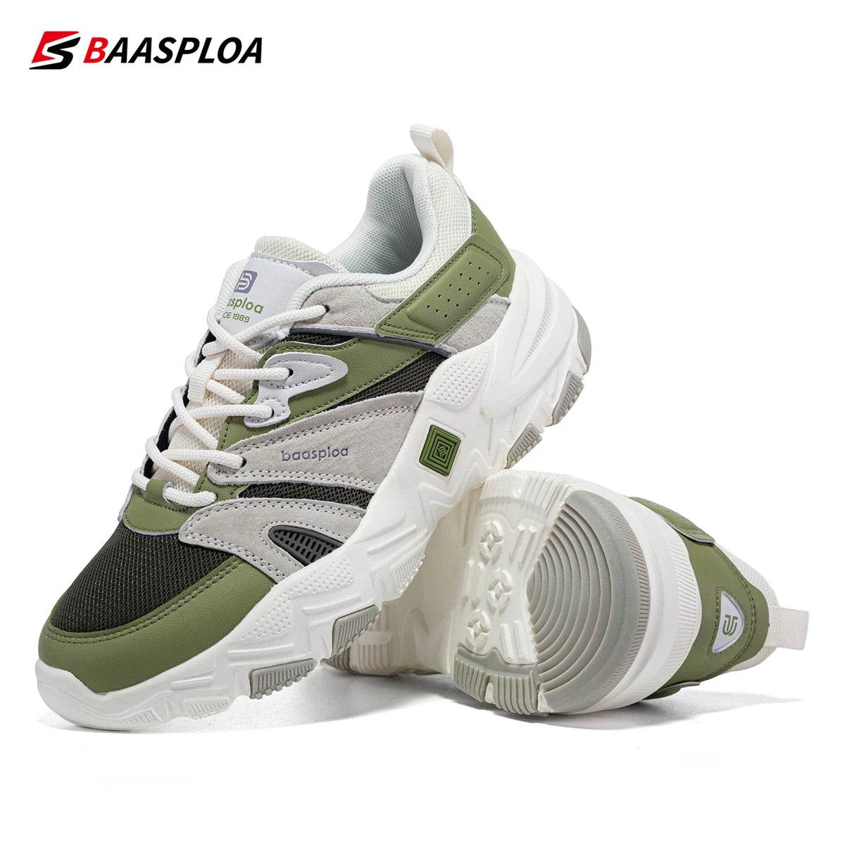 Baasploa Women Casual Shoes Mesh Surface Breathable Non-Slip Women Shoes 2024 New Arrival Brand Outdoor Women Walking Sneakers - Touchy Style