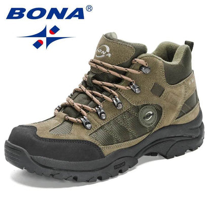 New Designers Non-slip Wear-resistant Breathable Hiking Shoes Men Lace UpOutdoor High-quality Jogging Walking Shoe - Touchy Style