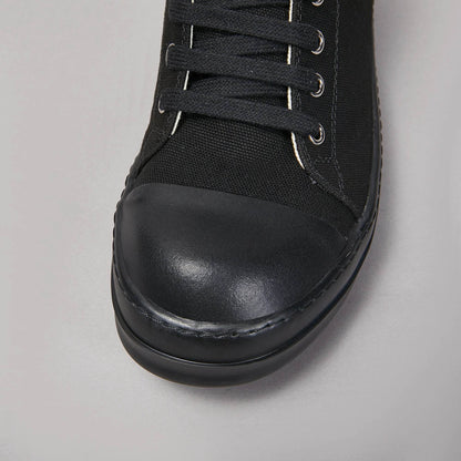 Brand Casual Low Top Men Shoe Quality Black Fashion Designer Canvas Laces Roman-Style Street Luxury Flat Platform Women Sneaker - Touchy Style