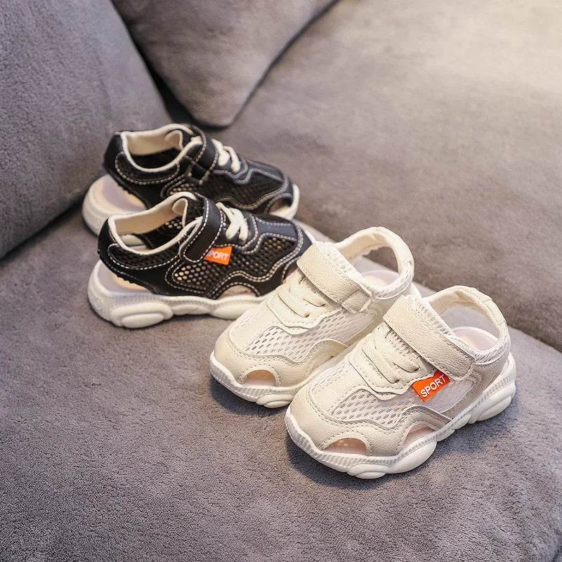 Size 21-30 Summer Sandals for Kids Boys Girls Cut-outs Sneaker Children Sport Sandals Comfortable Summer Baby Beach Shoes G06092 - Touchy Style