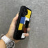 Fashion Embroidered Phone Case For iPhone 16 ProMax 16 13 14 15 Pro Max 11 12 Cute Plush Towel Geometric Wristband Lanyard Cover - Touchy Style