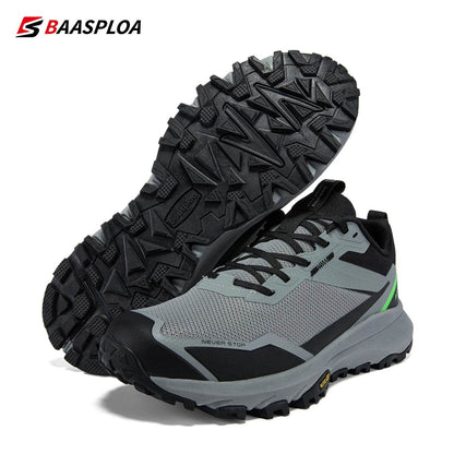 Baasploa Men Outdoor Shoes Non-Slip Wear-Resistant Walking Breathable Men Walking Shoes Brand Comfortable Men Sneakers - Touchy Style
