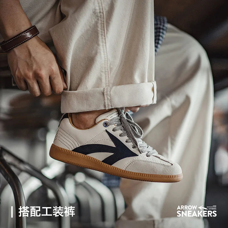 Maden Retro Jogging Shoes Classic Color-blocked Do Old Training Shoes Outdoor Low-top Sports Breathable Men&