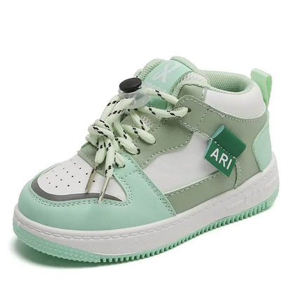 High Top Children Sneakers Anti-slippery Boys Basketball Shoes Flat Heel Super Cozy Girl Hiking Shoes Kids Platform Boots F08313 - Touchy Style