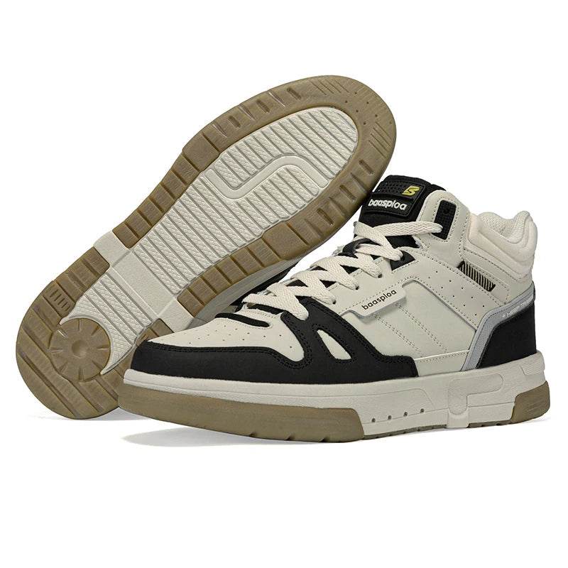 Baasploa Men Winter Boots Comfort Leather Cotton Shoes for Men Thickened Plush Warm Casual Sneakers Male Non-Slip Wear Resistant - Touchy Style