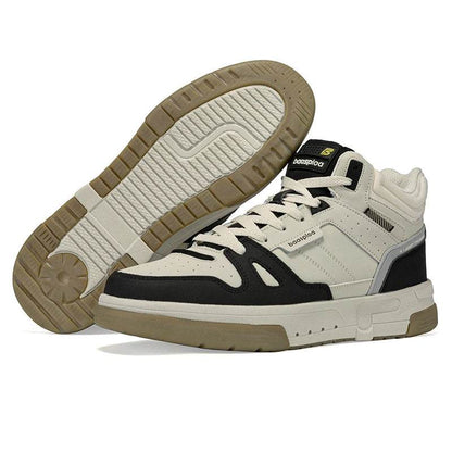 Baasploa Men Winter Boots Comfort Leather Cotton Shoes for Men Thickened Plush Warm Casual Sneakers Male Non-Slip Wear Resistant - Touchy Style