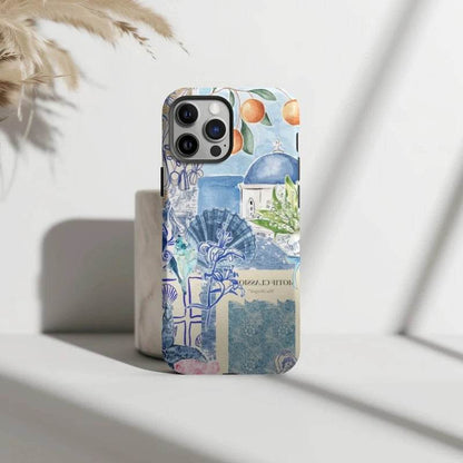 Cute Phone Cases For iPhone 15PRO MAX, 14, 13, 12, 11 PRO, 11 Plus, 15 Plus, 15 pro - Coastal Aesthetic - Acrylic TPU Cover - IC0010 - Touchy Style