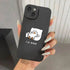 Cute Phone Cases For iPhone 16, 15 Pro Max, 14 Plus, 13, 12 Mini, 11 - Black Butterfly Graphic Printing Back Cover - Touchy Style
