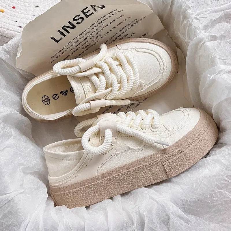 2024 Spring New Canvas Shoes Breathable Soft sneakers High-Quality Women&