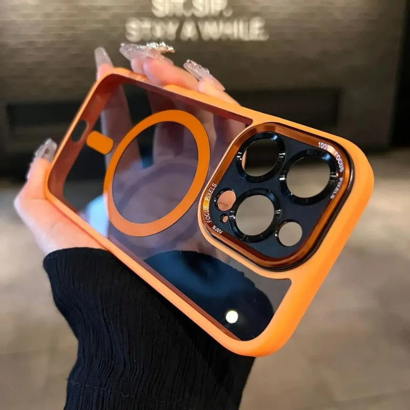 Cute Phone Cases For iPhone 16, 15, 14, 13, and 12 Pro Max - Transparent Shockproof Cover - TSP416