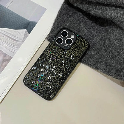 woman girls sparkle Diamond Glitter laser Plating Phone case For iPhone 16 15 14 13 12 11 Pro Max Case Cute Luxury Cover - Touchy Style