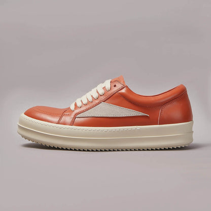 Brand Casual Low Top Orange Leather Designer Men Shoe Roman New Fashion Quality owe-n Street Platform Luxury Women Sneaker - Touchy Style