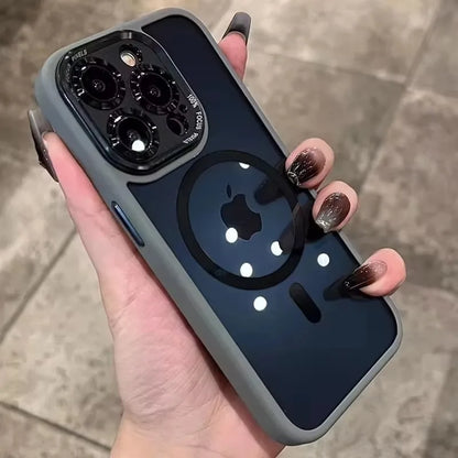 حافظات هواتف لطيفة لهاتف iPhone 16 و15 و14 و13 و12 Pro Max - غطاء شفاف مقاوم للصدمات - TSP416