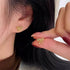 Genuine 925 Sterling Silver Plated 14K Gold Lace Bow Cute Earrings For Women Romantic Earrings Fine Hypoallergenic Jewelry - Touchy Style