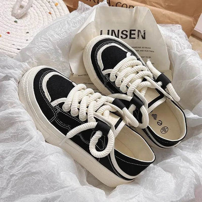 2024 Spring New Canvas Shoes Breathable Soft sneakers High-Quality Women&