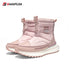 Baasploa Women Cotton Shoes Winter Leather Waterproof Non-Slip Comfortable Warm Plush New Women Outdoor Snow Ankle Boots - Touchy Style