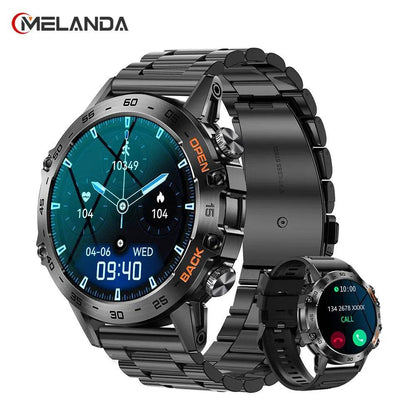 MEVADEN Steel 1.39 Bluetooth Call Smart Watch Men Sports Fitness Tracker Watches IP67 Waterproof Smartwatch for Android IOS MD52 - Touchy Style