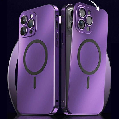 Metal Frame Phone Case For Iphone 13 12 14 15 16 Pro Max Plus Luxury Aluminum PC Back Panel Phone Cover For IPHON 15 16 Promax - Touchy Style