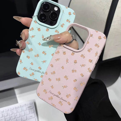 Cute Phone Cases For iPhone 16 Pro Max 15 14 13 12 11 - Flowers Lichee Pattern - Silicone Cover - Touchy Style