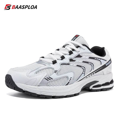 Baasploa Men Sport Shoes Classic Retro Running Shoes Male Mesh Breathable Walking Casual Sneakers Anti-Slip Wear-Resistant - Touchy Style