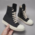 Classic Brand Casual Men Shoe High Quality Designer Women Sneaker Black Fashion Zip Street Thick-sole Luxury Canvas Ankle Boot - Touchy Style