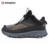 Baasploa Men Outdoor Boots Ankle Leather Waterproof Hiking Shoes Male Winter Plush Warm Casual Sneakers Antiskid Cotton Shoes - Touchy Style