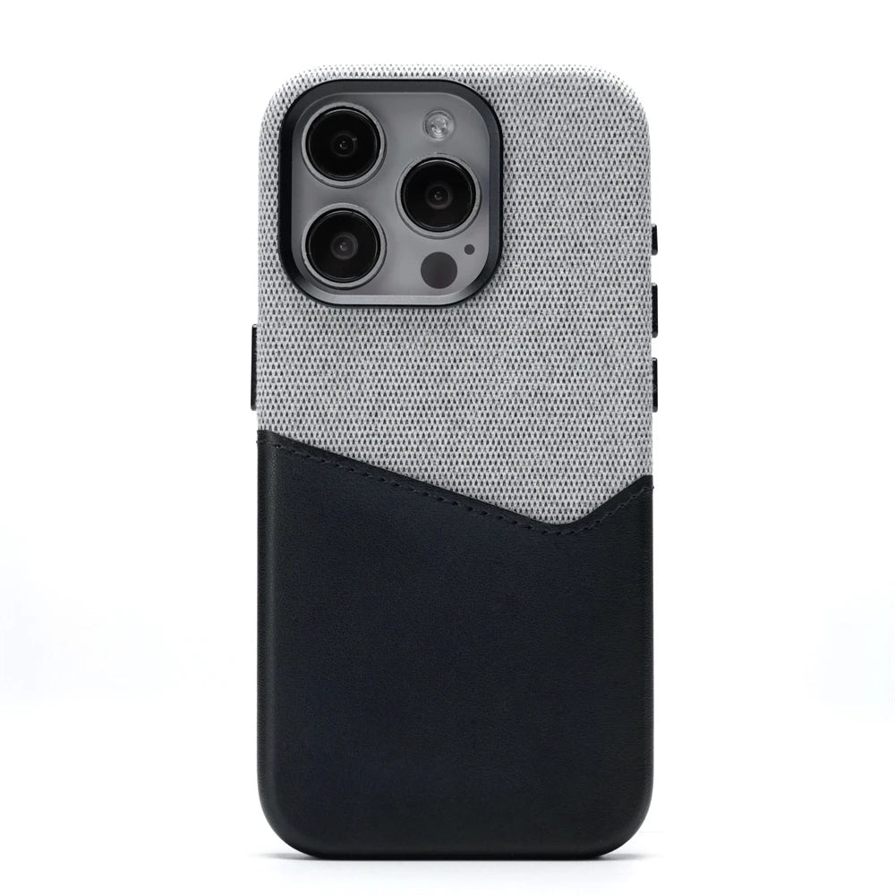Cute Phone Cases for iPhone 15 Pro Max, 13, 14 Pro, and 12 - Card Holder - Leather Cover - TSP201
