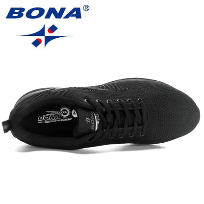BONA New Arrival Outdoor Walking Comfortable Sneakers Lace Up Athletic Shoes For Men Popular Style Men Running Shoes - Touchy Style