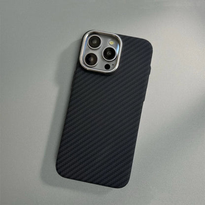 Cute Phone Cases for iPhone 12, 13, 14, 15, and Pro Max models - Carbon Fibre Hard PC Armor Cover - TSP200