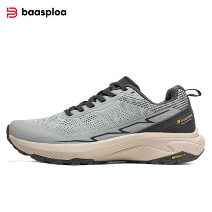 2024 New Baasploa Men Shoes Mesh Surface Breathable Outdoor Shoes Lightweight Comfortable Casual Non-slip Wear Shoes For Men - Touchy Style