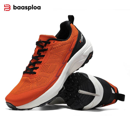 2024 New Baasploa Men Shoes Mesh Surface Breathable Outdoor Shoes Lightweight Comfortable Casual Non-slip Wear Shoes For Men - Touchy Style