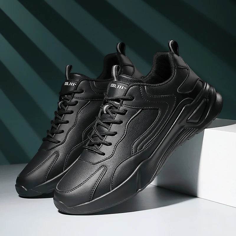 Men Shoes New Leather Casual Shoes for Men Winter Autumn Sneakers Men Waterproof Lightweight Tenis - Touchy Style