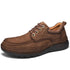 Genuine Leather Mens Loafers Anti-slip Rubber Man Casual Shoes Vintage Style Walk Shoes Slip-On Hiking Footwear Luxury Moccasins - Touchy Style