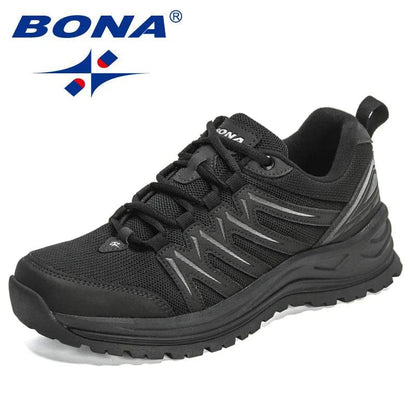 BONA 2022 New Designers Hiking Shoes Outdoor Mountain Boots Men Climbing Shoes Walking Footwear Man Zapatos De Hombre Comfort - Touchy Style