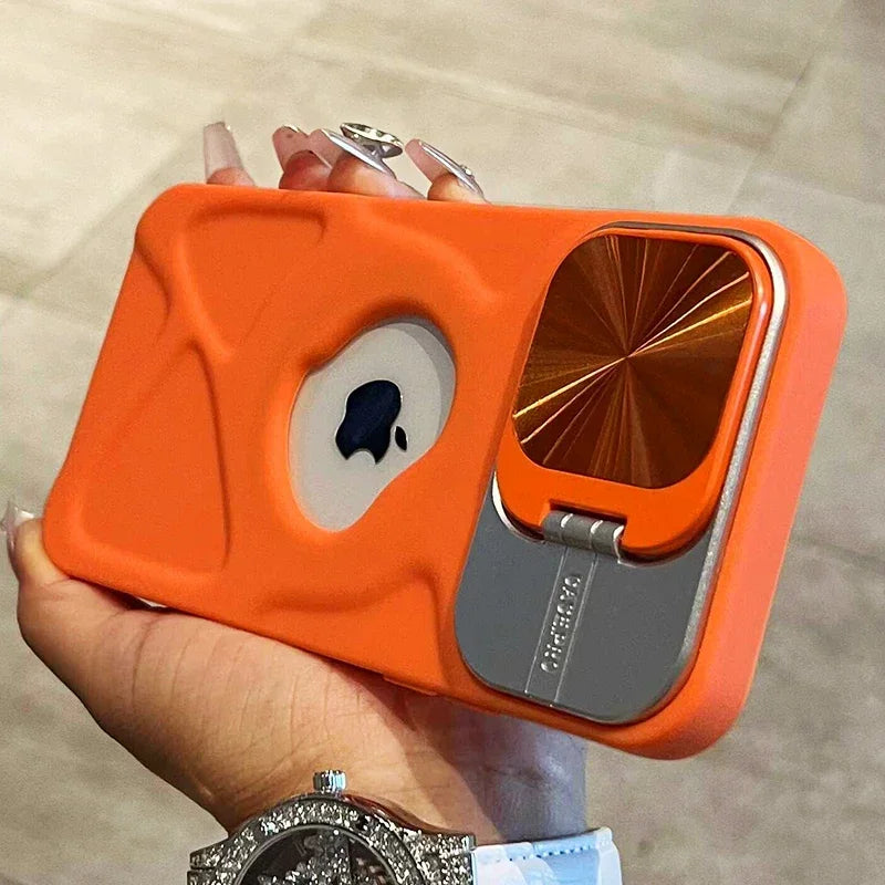 Cute Phone Cases for iPhone 11, 12, 13, 14, 15, 16 Pro Max, Plus - Fashion Logo Hole - Silicone Cover - TSP248