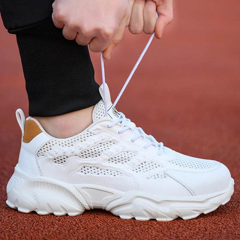 Breathable Safety Shoes For Men Women Summer Work Shoes Sneakers Puncture-Proof Indestructible Shoes Protective Boots Security - Touchy Style