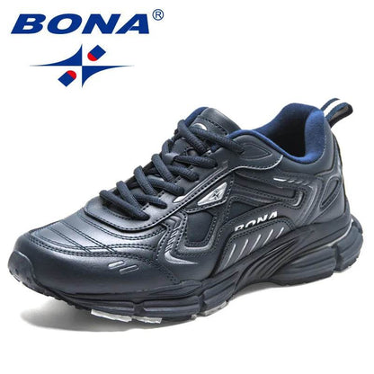 BONAsrsy er BONA 2023 New Designers Man Anti-slip Jogging Footwear Trendy Running Shoes Men Outdoor Walking Sport Shoes Sneaker - Touchy Style