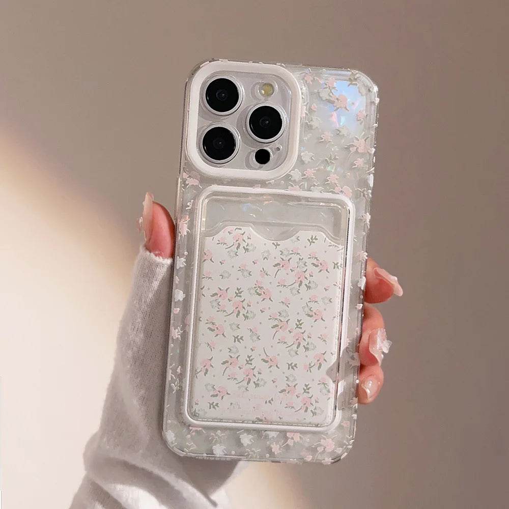 Cute Phone Cases For iPhone 15, 14, 13, 12, 11 Pro Max, Xr, 15 14 Plus - Fairy Flowers Art Cover - IC5480 - Touchy Style