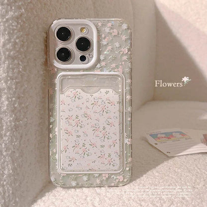 Cute Phone Cases For iPhone 15, 14, 13, 12, 11 Pro Max, Xr, 15 14 Plus - Fairy Flowers Art Cover - IC5480 - Touchy Style