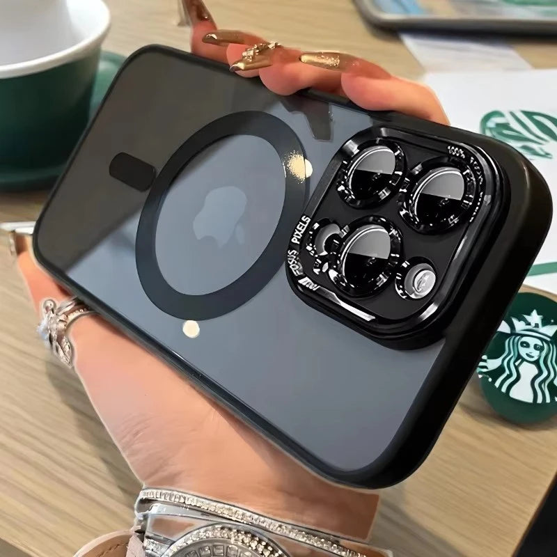 Cute Phone Cases For iPhone 16, 15, 14, 13, and 12 Pro Max - Transparent Shockproof Cover - TSP416