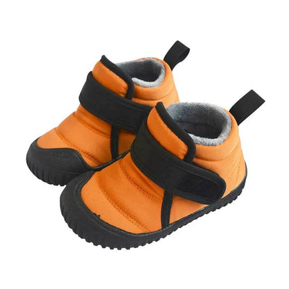 2024 Winter Kids Snow Boots Infant Baby Girl Shoes Cotton Plush Warm Toddler Sneakers Fashion Boys Short Boots Non-Slip E09292 - Touchy Style
