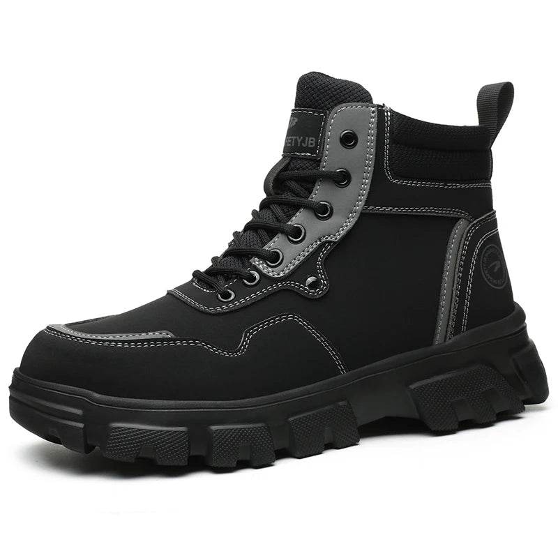 Lightweight Men Boots Steel Toe Shoes Work Sneakers Safety Boots Men Anti Scalding Welding Boots Puncture-Proof Protective Shoes - Touchy Style