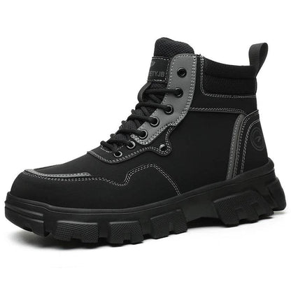 Lightweight Men Boots Steel Toe Shoes Work Sneakers Safety Boots Men Anti Scalding Welding Boots Puncture-Proof Protective Shoes - Touchy Style