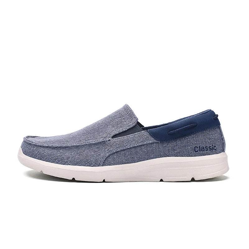 New Summer Breathable Canvas Shoes Men Loafers Slip On Sneakers Fashion Casual Men Shoes Lightweight Flats Men Driving Zapatos - Touchy Style