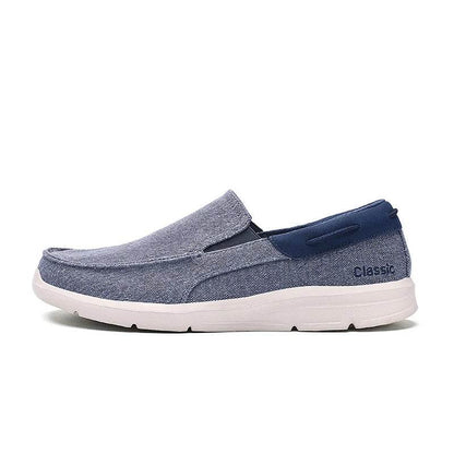 New Summer Breathable Canvas Shoes Men Loafers Slip On Sneakers Fashion Casual Men Shoes Lightweight Flats Men Driving Zapatos - Touchy Style